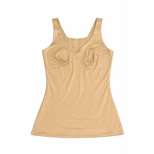 Flexees Maidenform Shapewear Tank 2XL Beige Smoothing Camisole EUC
